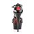 Pleaser Sandalia de Tacón DELIGHT-662 Negro Charol EU-36 / US-6