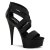 Pleaser Sandalia de Tacón DELIGHT-669 Negro EU-40 / US-10