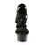 Pleaser Sandalia de Tacón DELIGHT-669 Negro EU-40 / US-10