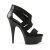 Pleaser Sandalia de Tacón DELIGHT-669 Negro EU-40 / US-10
