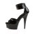 Pleaser Sandalia de Tacón DELIGHT-670-3 Negro EU-35 / US-5