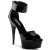 Pleaser Sandalia de Tacón DELIGHT-670-3 Negro EU-37 / US-7