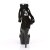 Pleaser Sandalia de Tacón DELIGHT-671 Negro Ante EU-35 / US-5