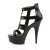 Pleaser Sandalia de Tacón DELIGHT-682 Negro EU-40 / US-10