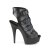 Pleaser Botín DELIGHT-683 Negro Piel Sintético EU-36 / US-6