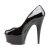 Pleaser Sandalia de Tacón DELIGHT-685 Negro Charol EU-38 / US-8