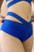 Lunalae Pantalones Cortos Tiro Bajo Tara Azul Cobalto L