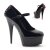 Pleaser Sandalia de Tacón DELIGHT-687FH Negro Rojo EU-36 / US-6