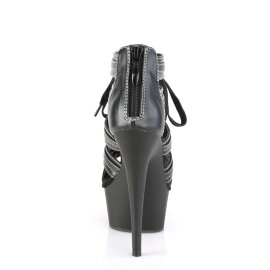 Pleaser Sandalia de Tacón DELIGHT-693 Negro EU-36 / US-6