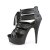 Pleaser Sandalia de Tacón DELIGHT-693 Negro EU-36 / US-6