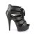 Pleaser Sandalia de Tacón DELIGHT-693 Negro EU-36 / US-6