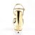 Pleaser Sandalia de Tacón ECLIPSE-619G Dorado Metalizado Cromo EU-35 / US-5