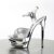 Pleaser Sandalia de Tacón ECLIPSE-619G Plata Multi Purpurina Metalizado EU-38 / US-8