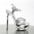 Pleaser Sandalia de Tacón ECLIPSE-619G Plata Multi Purpurina Metalizado EU-38 / US-8