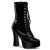 Pleaser Botín ELECTRA-1020 Negro Charol EU-36 / US-6