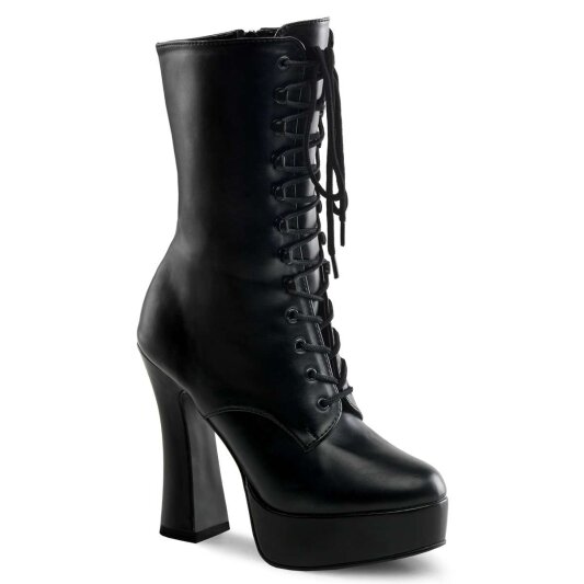 Pleaser Botín ELECTRA-1020 Negro Cuero Sintético EU-40 / US-10