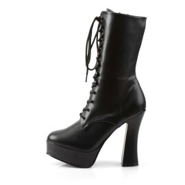 Pleaser Botín ELECTRA-1020 Negro Cuero Sintético EU-40 / US-10