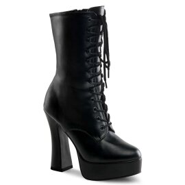 Pleaser Botín ELECTRA-1020 Negro Cuero...