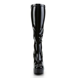 Pleaser Bota ELECTRA-2000Z Negro Sintético Charol...
