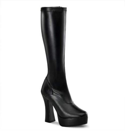 Pleaser Bota ELECTRA-2000Z Negro Sintético Charol EU-37 / US-7