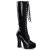 Pleaser Bota ELECTRA-2020 Negro CharolEU-36 / US-6