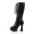Pleaser Bota ELECTRA-2020 Negro Cuero Sintético EU-37 / US-7