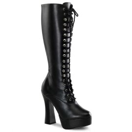 Pleaser Bota ELECTRA-2020 Negro Cuero Sintético...