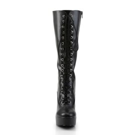 Pleaser Bota ELECTRA-2020 Negro Cuero Sintético...