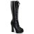 Pleaser Bota ELECTRA-2020 Negro Cuero Sintético EU-38 / US-8