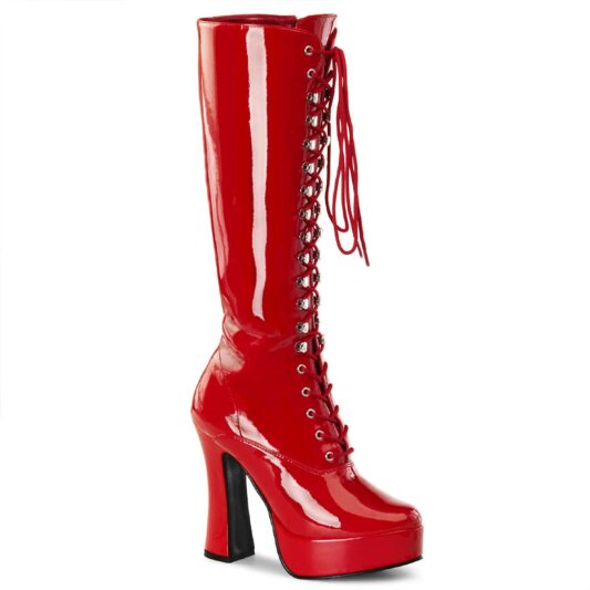 Pleaser Bota ELECTRA-2020 Rojo Charol EU-42 / US-12