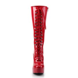 Pleaser Bota ELECTRA-2020 Rojo Charol EU-38 / US-8