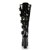 Pleaser Bota ELECTRA-2042 Negro Charol EU-41 / US-11