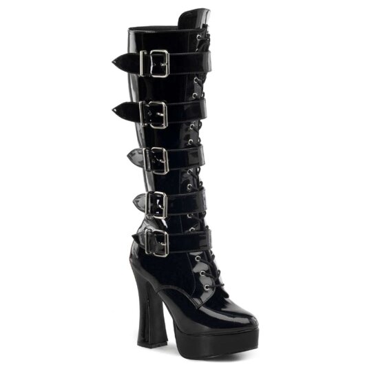 Pleaser Bota ELECTRA-2042 Negro Charol EU-42 / US-12