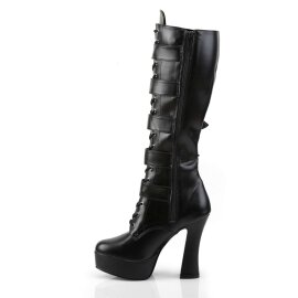 Pleaser Bota ELECTRA-2042 Negro Cuero Sintético EU-41 / US-11