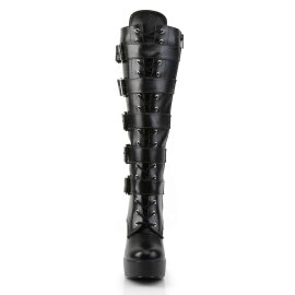 Pleaser Bota ELECTRA-2042 Negro Cuero Sintético...