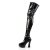 Pleaser Bota Alta ELECTRA-3000Z Negro EU-36 / US-6