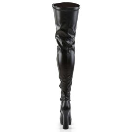 Pleaser Bota Alta ELECTRA-3000Z Negro EU-41 / US-11