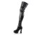 Pleaser Bota Alta ELECTRA-3000Z Negro EU-39 / US-9