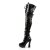 Pleaser Bota Alta ELECTRA-3028 Negro EU-37 / US-7