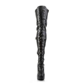 Pleaser Bota Alta ELECTRA-3028 Negro EU-39 / US-9