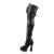 Pleaser Bota Alta ELECTRA-3028 Negro EU-39 / US-9