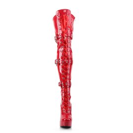 Pleaser Bota Alta ELECTRA-3028 Rojo EU-36 / US-6