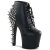 Pleaser Botín FEARLESS-700-28 Negro Cuero Sintético EU-35 / US-5