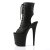 Pleaser Botín FLAMINGO-1016 Negro Cuero Sintético EU-40 / US-10
