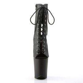 Pleaser Botín FLAMINGO-1016 Negro Cuero Sintético EU-35 / US-5