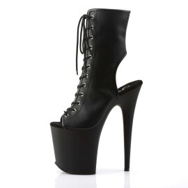 Pleaser Botín FLAMINGO-1016 Negro Cuero Sintético EU-35 / US-5