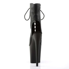 Pleaser Botín FLAMINGO-1016 Negro Cuero Sintético EU-35 / US-5