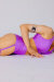 AMBR Designs Gather Top Cruzado Lila S