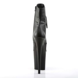 Pleaser Botín FLAMINGO-1020 Negro Cuero Sintético EU-35 / US-5