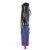 Pleaser Botín FLAMINGO-1020BP Negro Cuero SintéticoAzul-Lila EU-35 / US-5